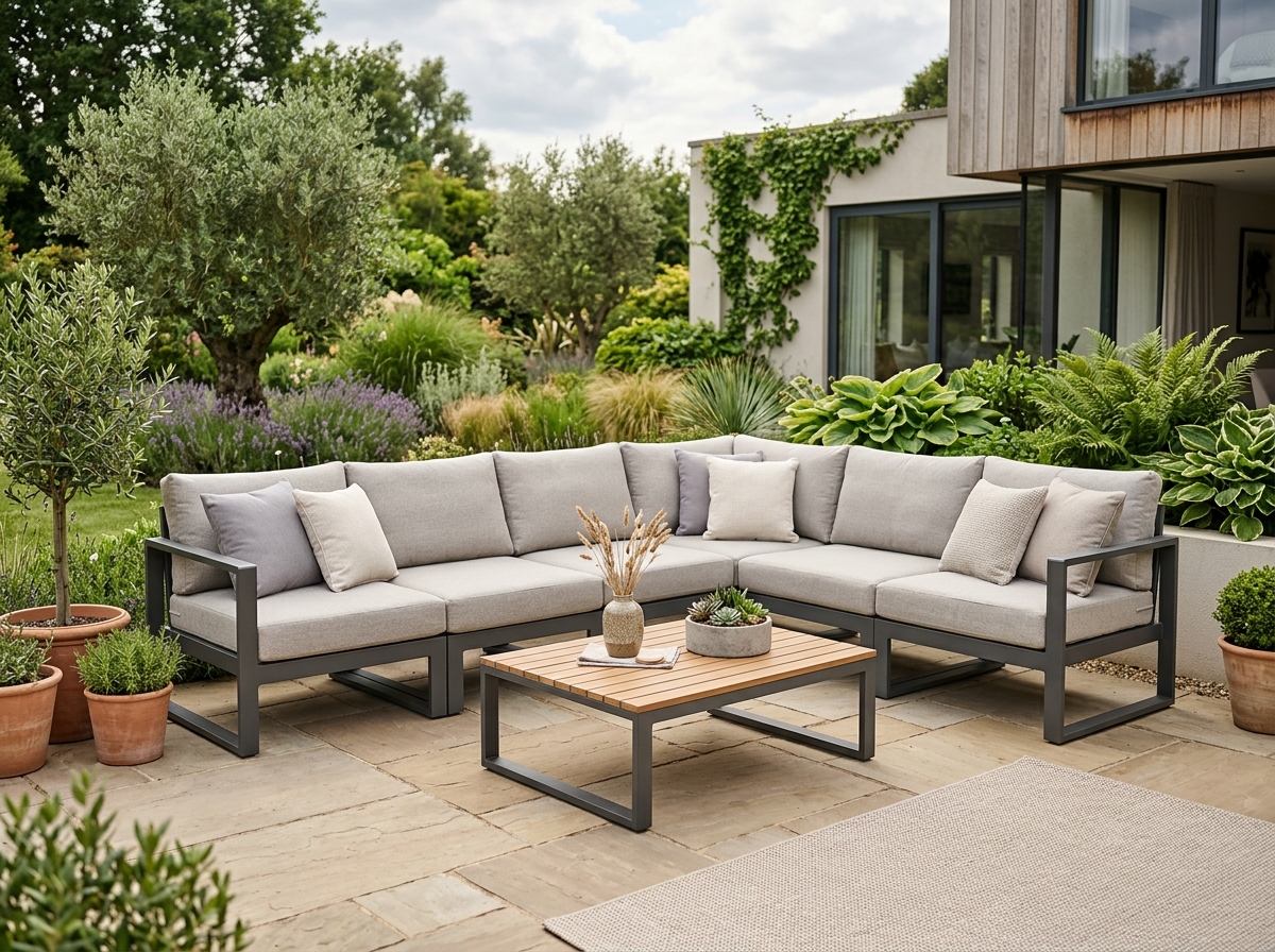 Sala modular para jardín con diseño moderno